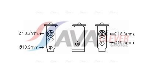 AVA COOLING SYSTEMS Air conditioning compressor Article number: FDK160 cheaply
