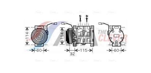 AVA COOLING SYSTEMS Radiaator, mootorijahutus Artikli number: IV2062 soodsalt