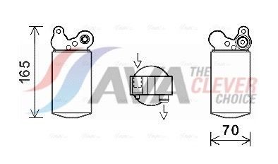 AVA COOLING SYSTEMS Intercooler Article number: LC4086 cheaply