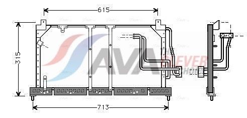 AVA COOLING SYSTEMS Fan, radiator Article number: MT7513 cheaply