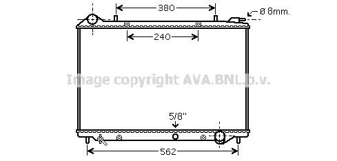 AVA COOLING SYSTEMS Engine radiator Article number: OL2441 cheaply