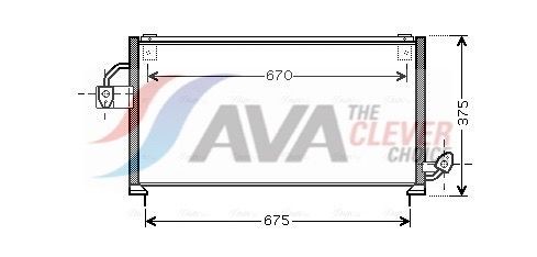 AVA COOLING SYSTEMS Engine oil cooler Article number: OL3194 cheaply