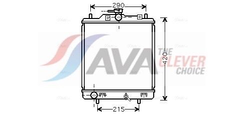 AVA COOLING SYSTEMS Intercooler Article number: OL4235 cheaply