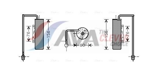 AVA COOLING SYSTEMS Dryer, air conditioning Article number: OLD453 cheaply