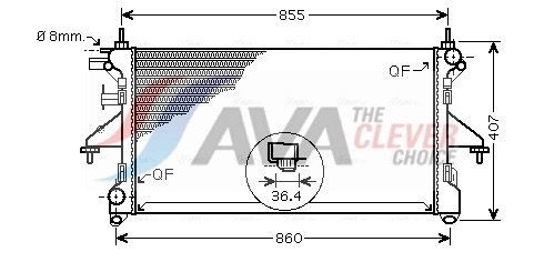 AVA COOLING SYSTEMS Dryer, air conditioning Article number: OLD479 cheaply