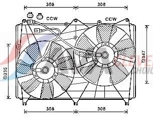 AVA COOLING SYSTEMS Air conditioning evaporator Article number: OLV167 cheaply