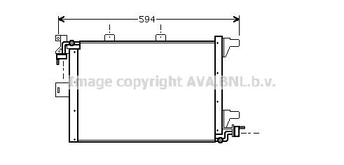 AVA COOLING SYSTEMS Air conditioning condenser Article number: PE5168 cheaply