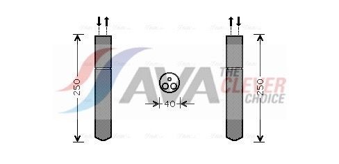 AVA COOLING SYSTEMS Dryer, air conditioning Article number: PED302 cheaply