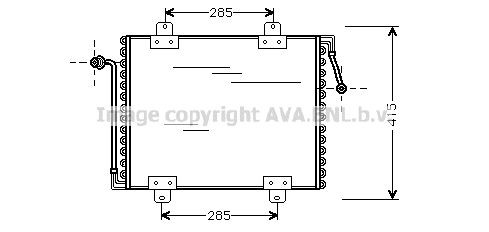 AVA COOLING SYSTEMS Air conditioning condenser Article number: RT5180 cheaply