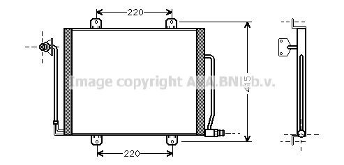 AVA COOLING SYSTEMS Air conditioning condenser Article number: RT5194 cheaply