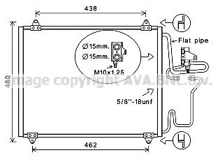 AVA COOLING SYSTEMS Air conditioning condenser Article number: RT5247 cheaply