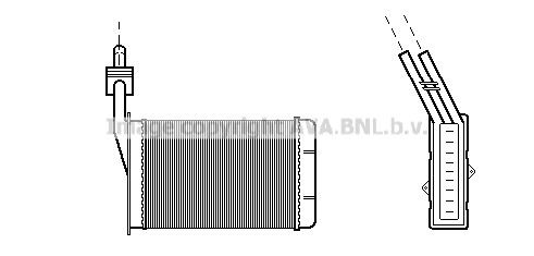 AVA COOLING SYSTEMS Heater matrix Article number: RT6034 cheaply