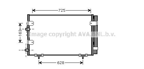 AVA COOLING SYSTEMS Air conditioning condenser Article number: TO5288 cheaply