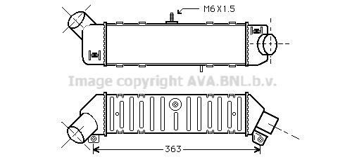 AVA COOLING SYSTEMS Intercooler Article number: VW4162 cheaply
