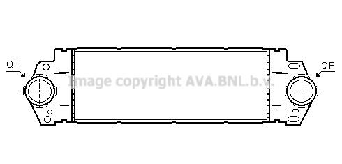 AVA COOLING SYSTEMS Intercooler Article number: VW4233 cheaply