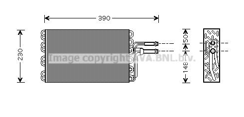 AVA COOLING SYSTEMS Air conditioning evaporator Article number: VWV185 cheaply