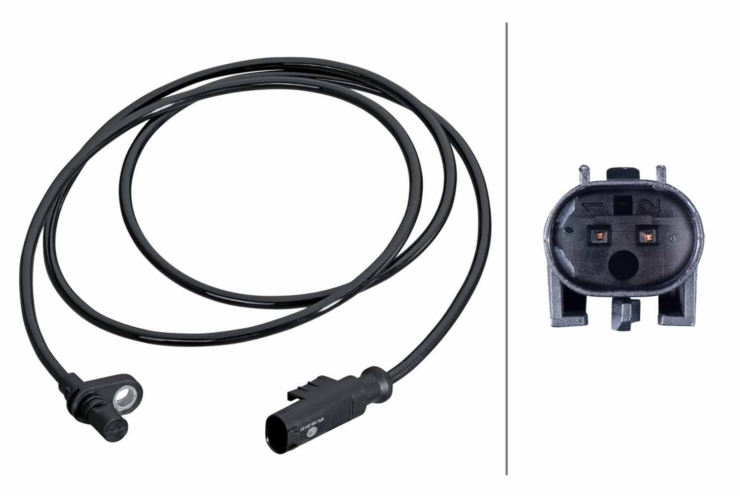 HELLA ABS Sensor Varenummer: 6PU 358 251-011 billige
