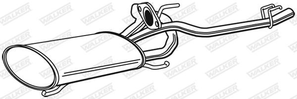 WALKER Air conditioning condenser Article number: WCD00266 cheaply