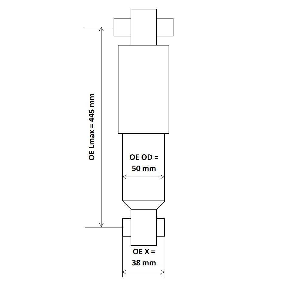 KYB Shock absorber Article number: 3450036 cheaply