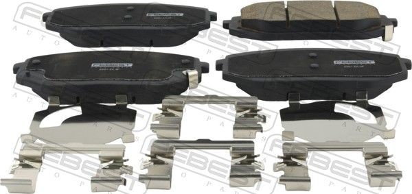 FEBEST Brake pad set Article number: 2201-DL3F cheaply