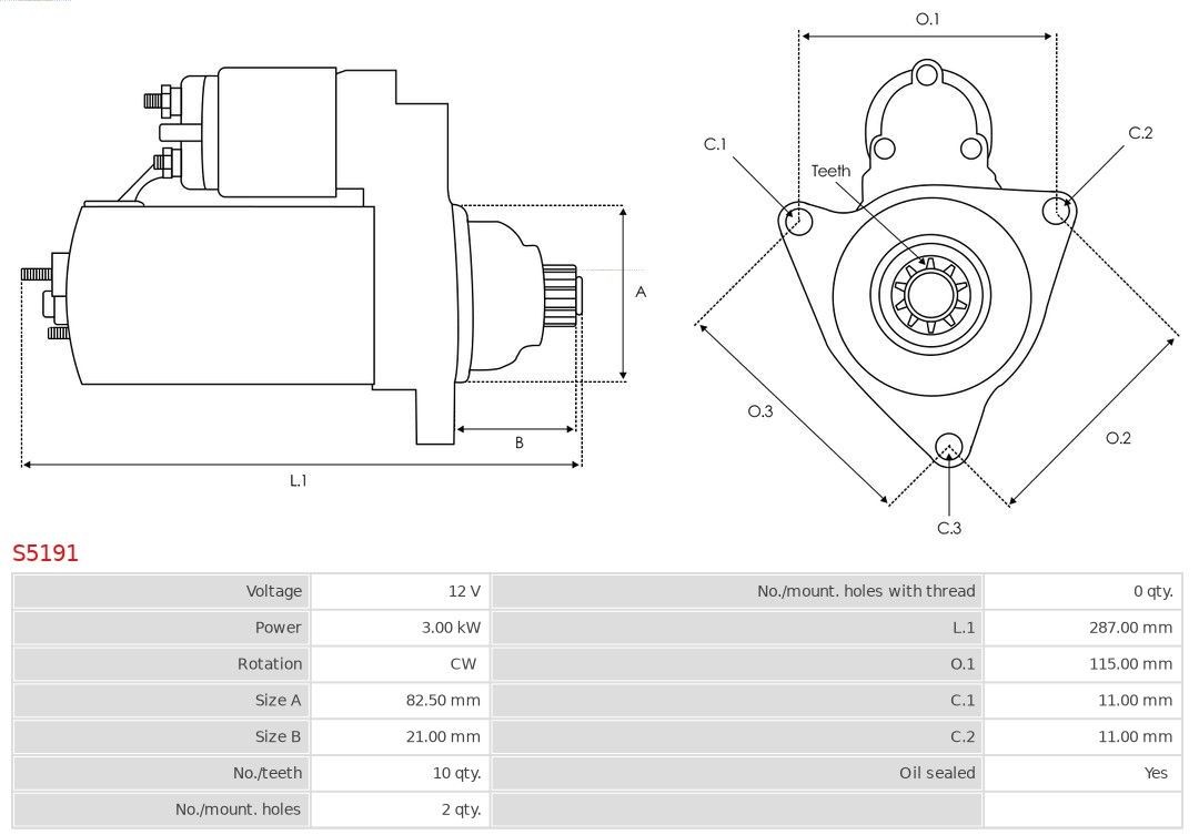 AS-PL Alternator Article number: A6910S cheaply