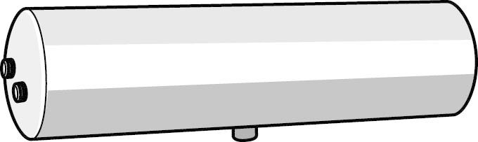 KNORR-BREMSE Lufttank, trykluftanlæg Varenummer: K010896 billige