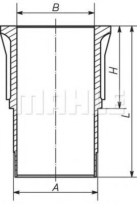 MAHLE ORIGINAL Cylinder Sleeve Article number: 001 WN 20 cheaply