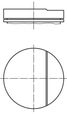 MAHLE ORIGINAL Piston Article number: 002 61 02 cheaply