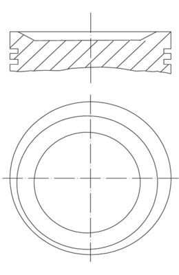 MAHLE ORIGINAL Piston Article number: 011 75 00 cheaply
