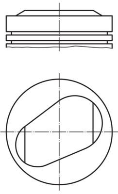 MAHLE ORIGINAL Piston Article number: 039 59 00 cheaply