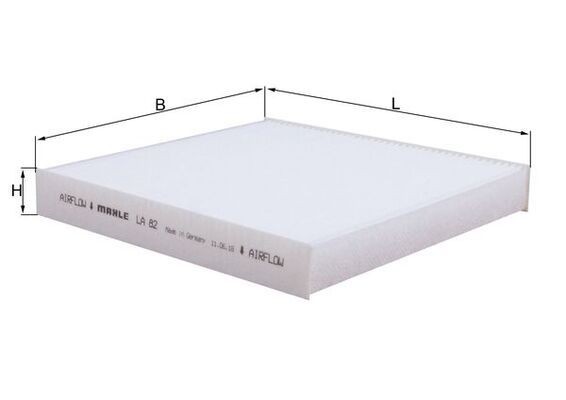 MAHLE ORIGINAL Pollen filter Article number: LA 82 cheaply