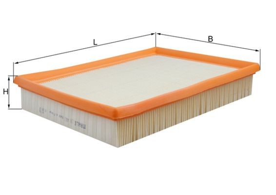 MAHLE ORIGINAL Air filter Article number: LX 443 cheaply