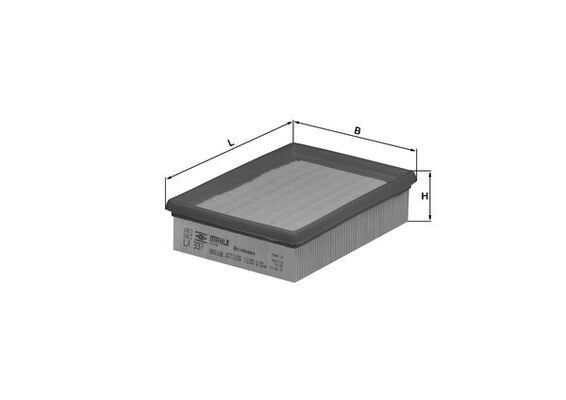 MAHLE ORIGINAL Air filter Article number: LX 89 cheaply