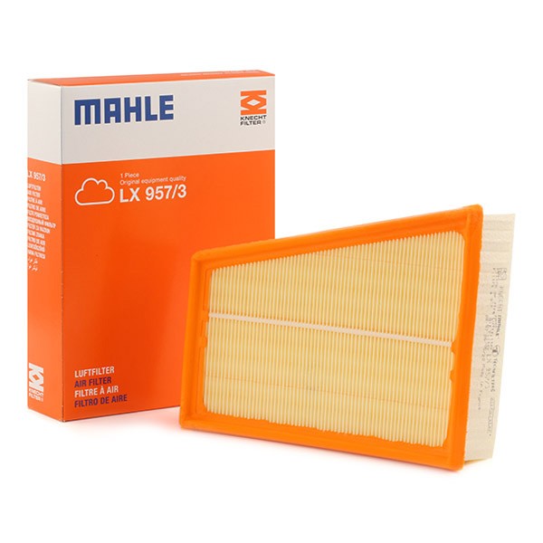 MAHLE ORIGINAL Air filter Article number: LX 957/3 cheaply