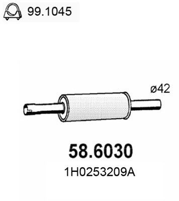 ASSO Kesksummuti Artikli number: 58.6030 soodsalt