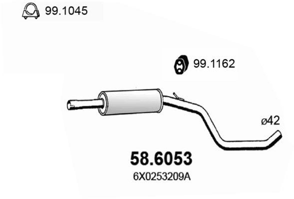 ASSO Kesksummuti Artikli number: 58.6053 soodsalt