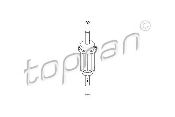 TOPRAN Fuel filter Article number: 103 250 cheaply