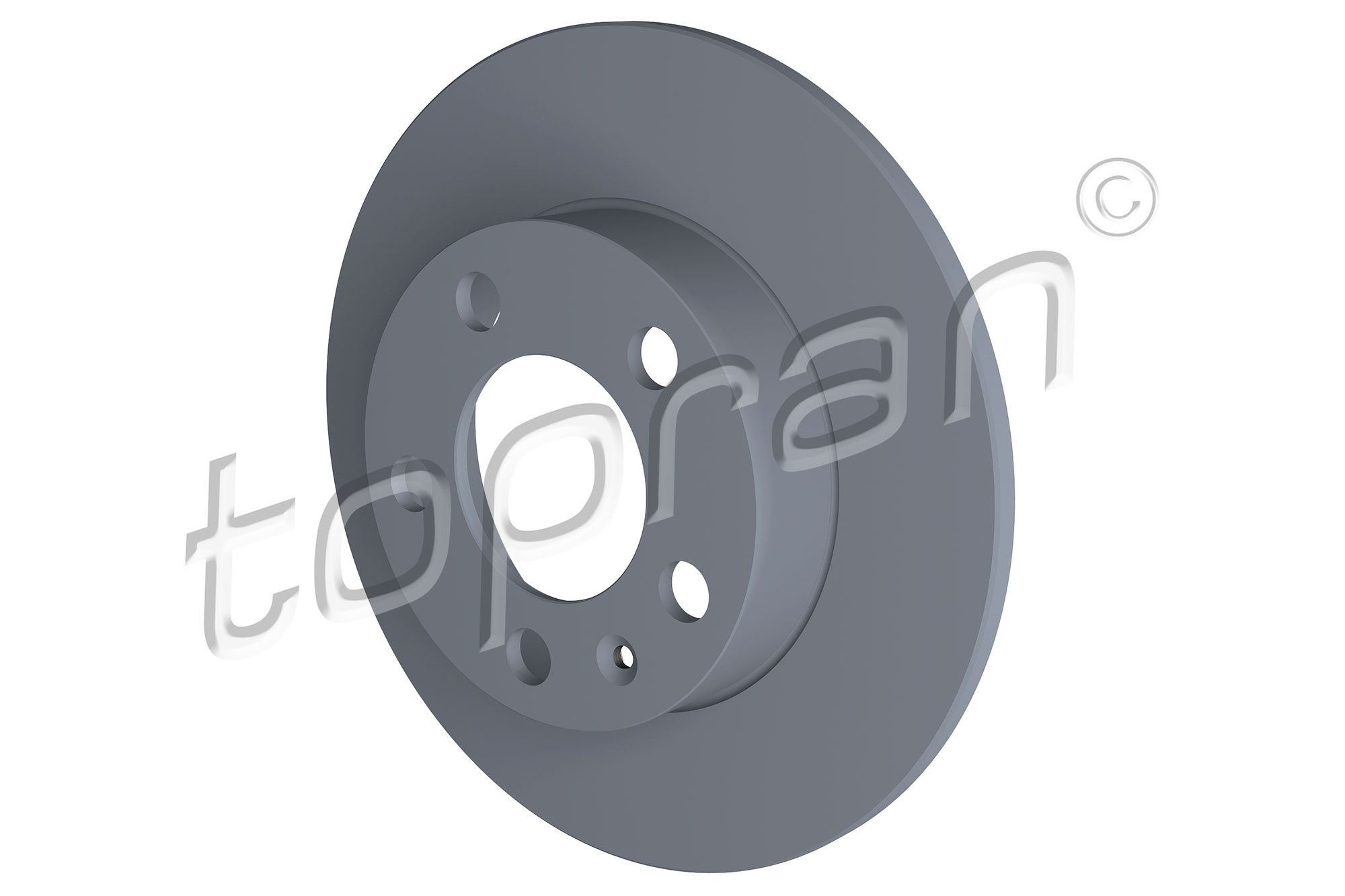 TOPRAN Brake disc Article number: 107 683 cheaply