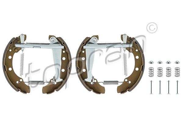 TOPRAN Brake Set, drum brakes Article number: 110 296 cheaply