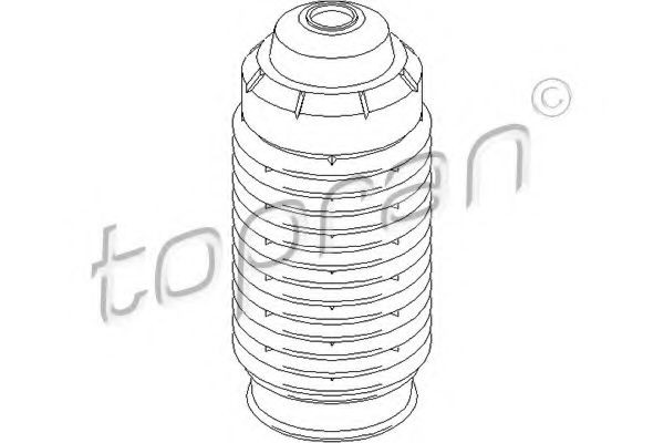 TOPRAN Protective Cap / Bellow, shock absorber Article number: 301 416 cheaply