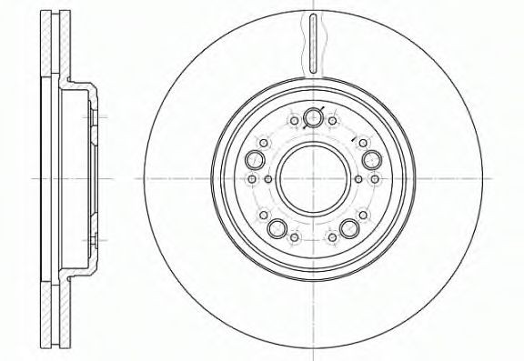 SAKURA Brake disc Article number: S6043817 cheaply