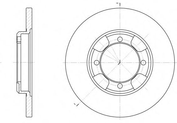 SAKURA Brake disc Article number: S6044220 cheaply