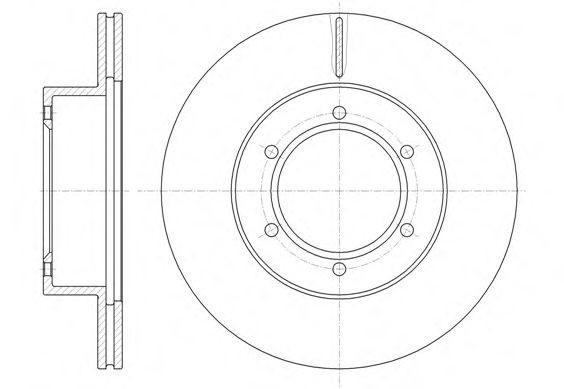 SAKURA Brake disc Article number: S6043935 cheaply