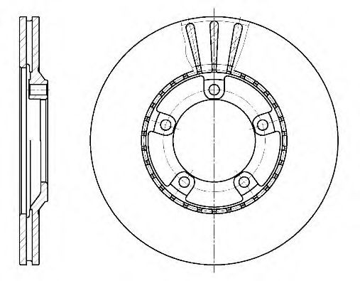 SAKURA Brake disc Article number: S6044660 cheaply