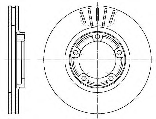 SAKURA Brake disc Article number: S6044325 cheaply