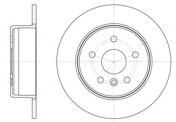 SAKURA Brake disc Article number: S6053820 cheaply
