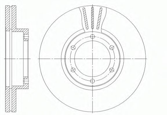 SAKURA Brake disc Article number: S6048860 cheaply