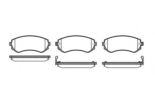 SAKURA Brake pad set Article number: S6004190 cheaply