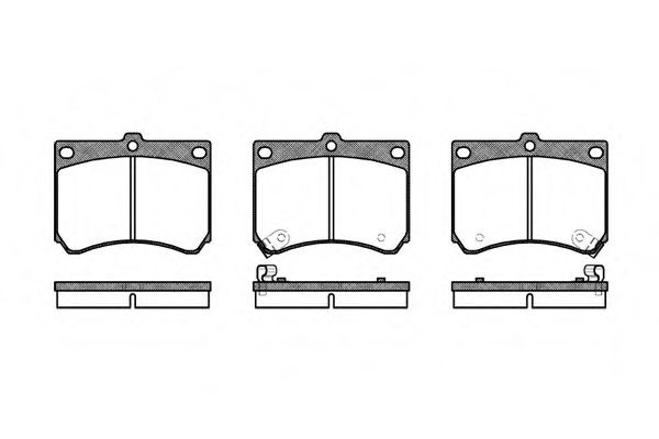 SAKURA Brake pad set Article number: S6003620 cheaply