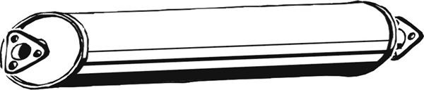 ASMET Middle silencer Article number: 04.046 cheaply